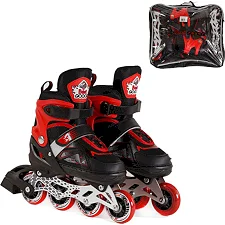 Ролики с подсветкой "Best Roller" М, красный