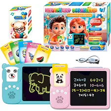 Картридер Всезнайко 94930 (24) "WToys", 2 цвета, ОСВУЧЕНИЕ УКРАИНСКИМ ЯЗЫКОМ, в коробке