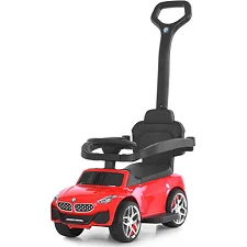 Детская Каталка-толокар (M 6253EL-3) музыка, свет, кожа, подстаканник, MP3, USB, BLUETOOTH