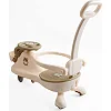 Каталка-толокарь JOY SJ-849-26 (6) колеса PU со светом, музыка и свет, защитный бампер, родительская ручка, в коробке