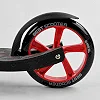 Самокат двухколесный "Best Scooter" 61711 (2) колеса PU, d переднего колеса - 230мм, d заднего колеса - 180мм, 1 амортизатор, в коробке