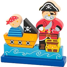 Магнитный пазл Viga Toys Пират (50077)