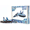 Деревянный 3D конструктор "Миг 29" 94 дет. Арт-00654 г. 34*23 см PuzzleOk (Дер0654)