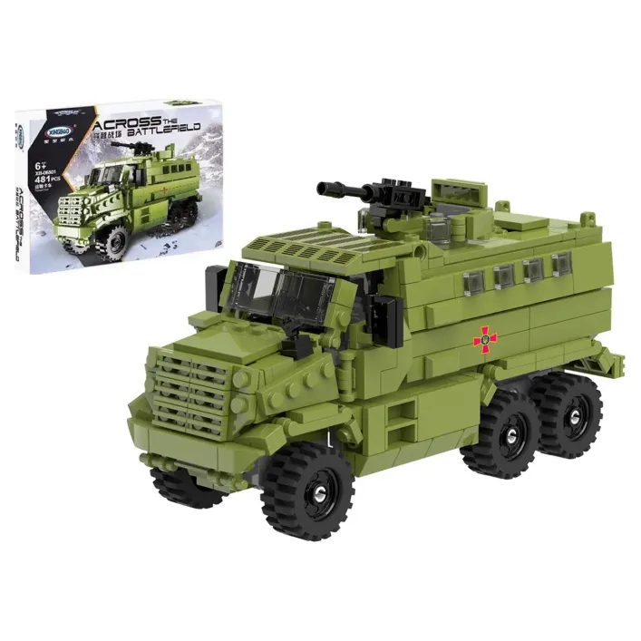 Конструктор "Военная техника" 481дет XB-06801 (Р) р.45*7*33см (Кон9875)