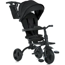 Детский трехколесный Велосипед TURBOTRIKE (MT 1055 Black) складной, поворотное