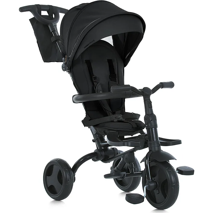 Детский трехколесный Велосипед TURBOTRIKE (MT 1055 Black) складной, поворотное