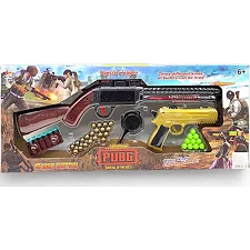 Набор оружия "PUBG" на поролоновых патронах в коробке 3328-19 г.60*25,5*6см (Збр2819)
