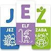Настольная обучающая игра ABC tęcza 360135, 48 карточек