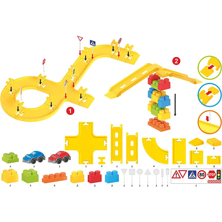 Игрушка "Конструктор" 8331TXK 44 элемента