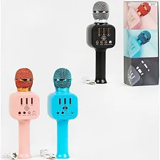 Микрофон С 60081 (50) 3 вида, TF Card, караоке, bluetooth, USB, колонка, в коробке, ВЫДАЕТСЯ ТОЛЬКО МИКС ВИДОВ