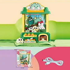 Игровой автомат LQL 3327 (8) электронное табло, звуки, мелодии, на батарейках, жетоны, в коробке