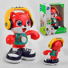 Музыкальная игра E 721 (6) "Hola" на батарейках, подсветка, поет, танцует, запись голоса, английская озвучка, в коробке