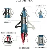 Коллекционная модель-конструктор Metal Time Ad Astra Космическая ракета механическая (MT050)