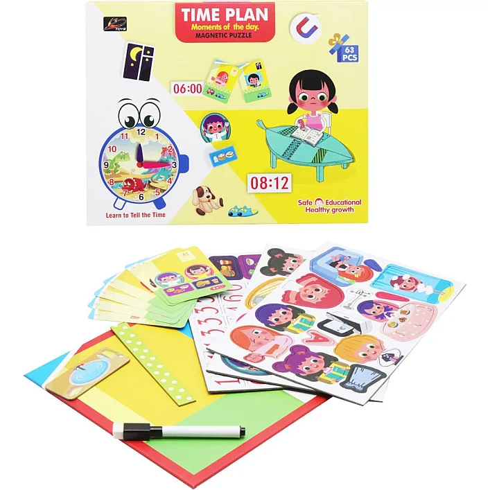 Игровой набор с магнитной досточкой "Time Plan"