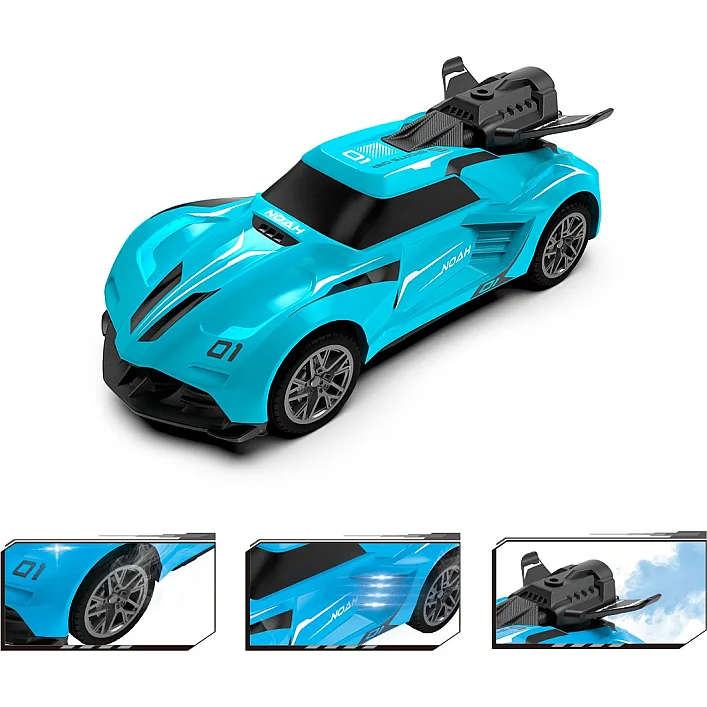 Автомобиль Spray Car на р/у – Sport (голубой, 1:24, свет, функция туман)