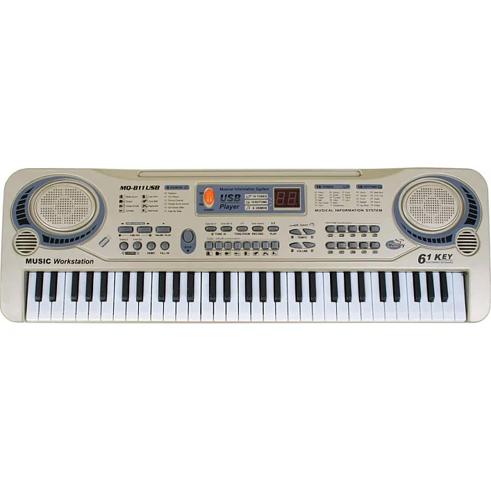 Детский синтезатор 5+ Микрофон + Запись + USB MP3