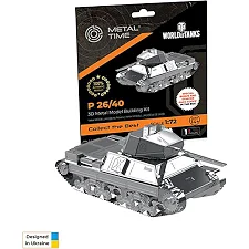 Коллекционная модель-конструктор Metal Time World of Tanks танк P 26/40 (MT062)