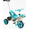 Велосипед 3-х колесный BS-70815 "Best Trike" (1) колеса EVA переднее 10', заднее 8', стальная рама, УКР. ВЗУЧИВАНИЕ, родительская ручка, в коробке