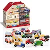 Набор грузовиков Guidecraft Block Play к Дороге из дерева, 12 шт. (G6718)