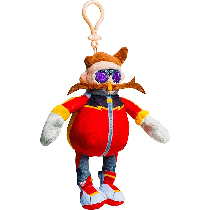 М'яка іграшка на кліпсі SONIC PRIME – ДОКТОР ЕҐМАН (15 cm)