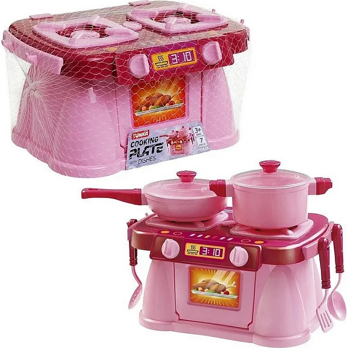 Игровой набор Кухонная плита "Cooking Plate with Dishes" 71825, 7 предметов