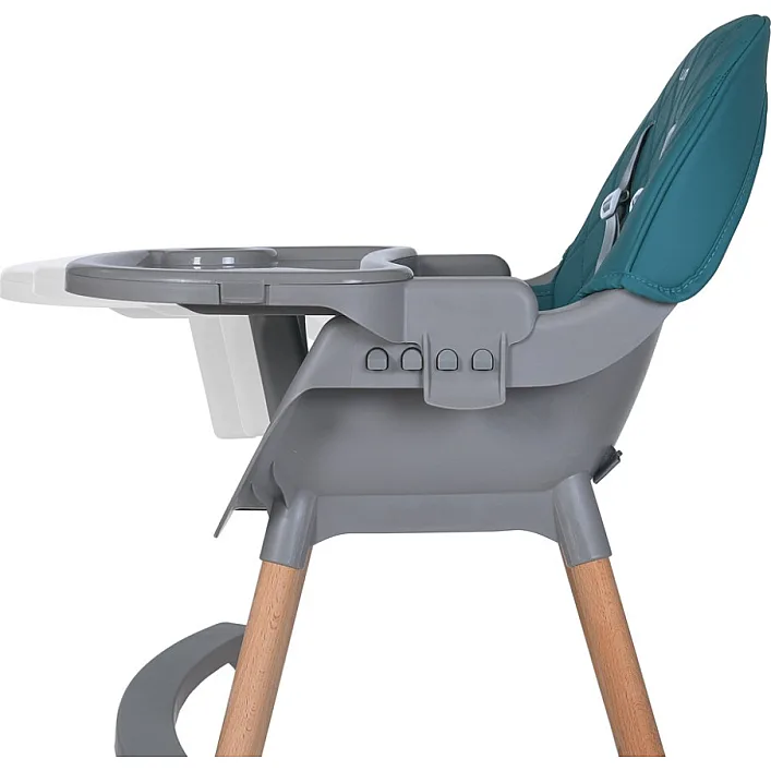 Стульчик для кормления LUMI ME 1111 Teal экокожа