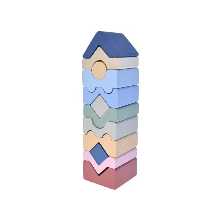 Деревянная игрушка "Пирамидка LD-22/Tower LD-22" 16099 CUBIKA (Дер3249)