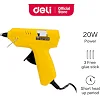 Пистолет для клея Deli ЕА50061 желт 7мм 20W+ 3стержня