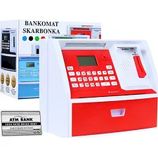 Детский банкомат с картой 3+ красный