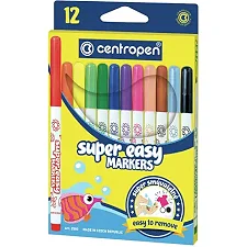 Фломастеры Centropen 2580 SUPER EASY 12 цветов (Кнц2580)