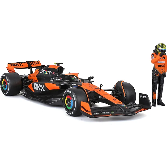 Автомодель з фігуркою - MCLAREN MCL38 (1:24)