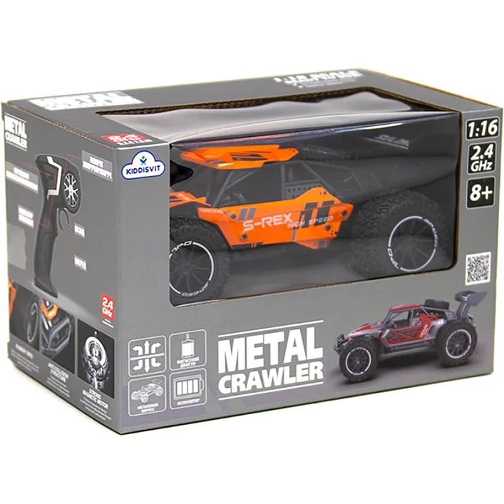 Автомобиль Metal Crawler на р/у – S-Rex (оранжевый, 1:16)