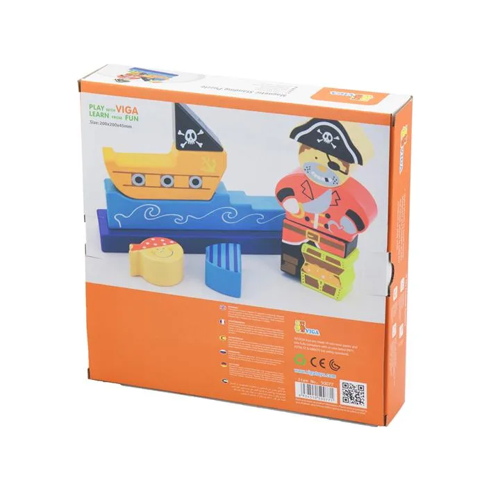 Магнитный пазл Viga Toys Пират (50077)