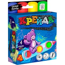 Мел для рисования на асфальте большой 4 шт MEL-01-02U DANKO (Нас1506)