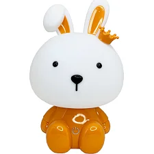 Ночник детский "Зайка с короной" MGZ-1405(Orange) сетевой, питание от USB