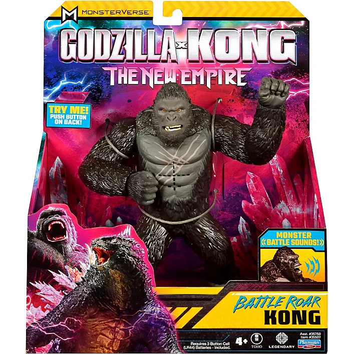 Фигурка GODZILLA X KONG – КОНГ ГОТОВ К БОЮ 35507 (18 см, звук) (Риз8623)