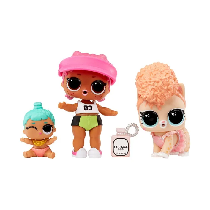 Набор игровых фигурок L.O.L. Surprise! серии "OPP Tot + Pet + Lil Sis" - СПАЙКИ, КИТТИ, ЛИЛ ДЖЕННЫЕ 987895 (Лял9575)