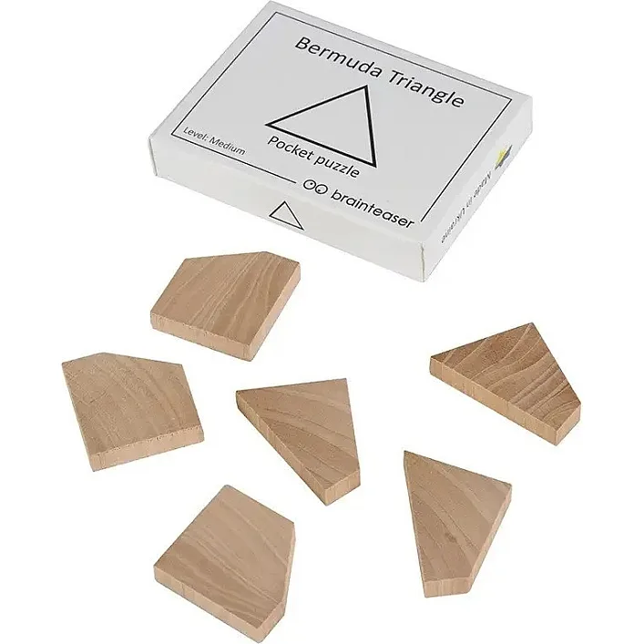 Набір дерев'яних головоломок "Wooden mini puzzle set #2" set2en 6 штук