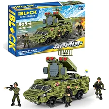 Конструктор IBLOCK, PL-921-475, Армия, ОСА-AKM, 805 дет., 3 фигуры в коробке р. 48*9*32см (Кон2475)