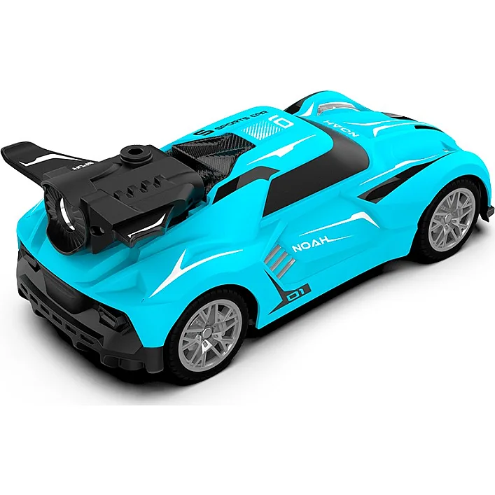Автомобиль Spray Car на р/у – Sport (голубой, 1:24, свет, функция туман)