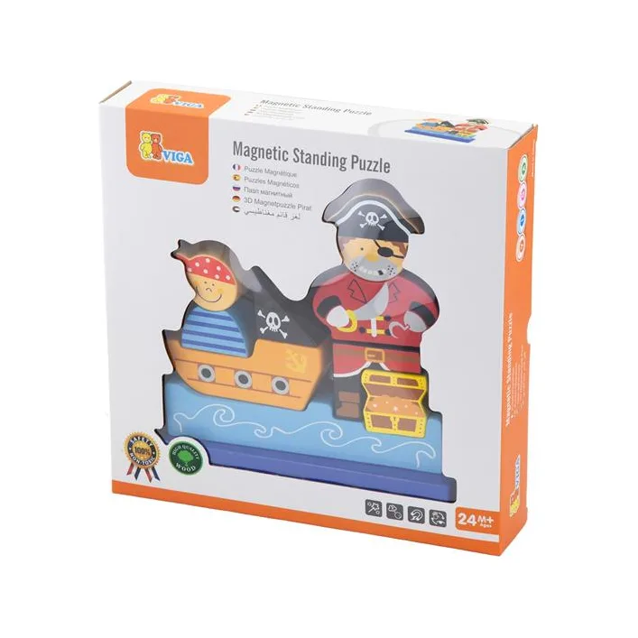 Магнитный пазл Viga Toys Пират (50077)