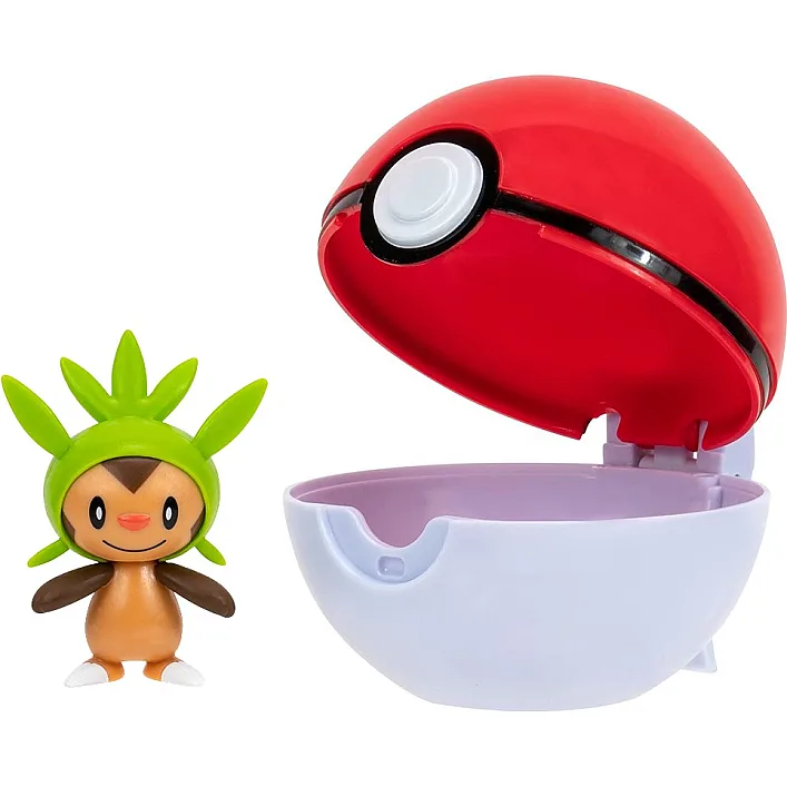 Ігровий набір POKEMON W14 - ЧЕСПІН В ПОКЕБОЛІ (ігрова фігурка, покебол)
