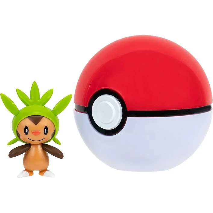 Ігровий набір POKEMON W14 - ЧЕСПІН В ПОКЕБОЛІ (ігрова фігурка, покебол)