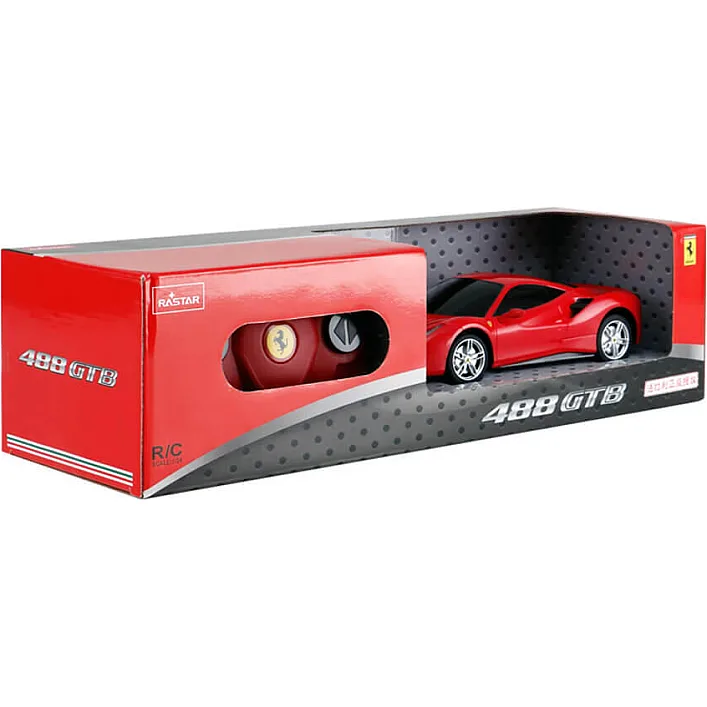 Игрушечная автомодель на радиоуправлении Ferrari 488 GTB 1:24, Rastar (11268)