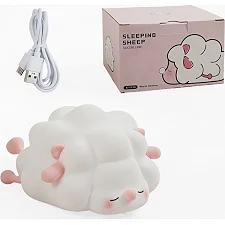 Ночник C 69794 (60) 3 режима, USB Type-C, силиконовый, таймер выключения, в коробке