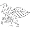 Детская раскраска ArtCraft Муравей 25х30 см (15044-AC)