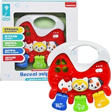 Игрушка "Веселая ферма" PL-721-58. УКР, на батарейках, озвучка на украинском языке, звуки животных, сказка, песенки, короб. 17*4,6*18,5см (Муз5821)