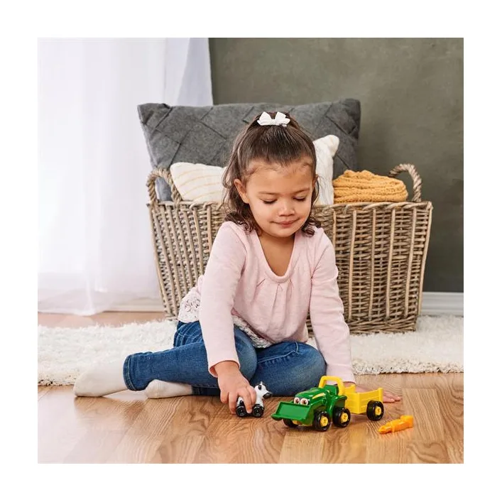 Конструктор John Deere Kids Трактор с ковшом и прицепом (47209)