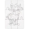 Деревянный пазл-раскраска "Коровка" А5 Puz-22936 PuzzleOK (Дер9936)