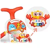 Каталка 2-в-1 интерактивная Ricokids бело-красная
